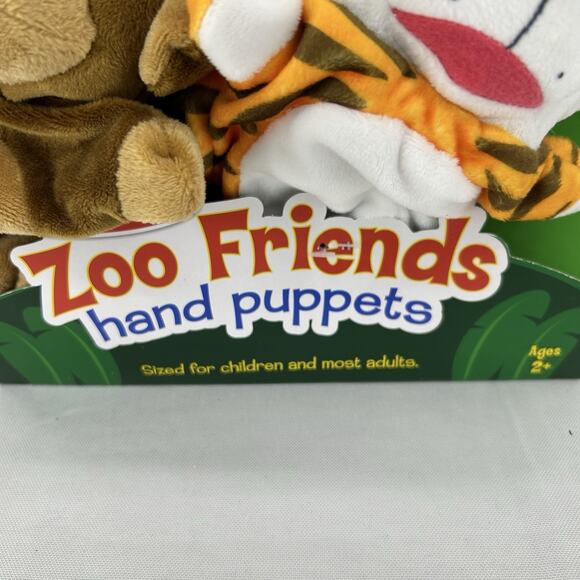 Melissa and Doug Zoo Friends Animal Hand Puppets set new Gift pretend play New - Picture 2 of 10